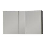 Spiegelkast Tiger S-line 120 cm Met 2 Deuren Mat Zwart, Ophalen of Verzenden, Nieuw, Bad