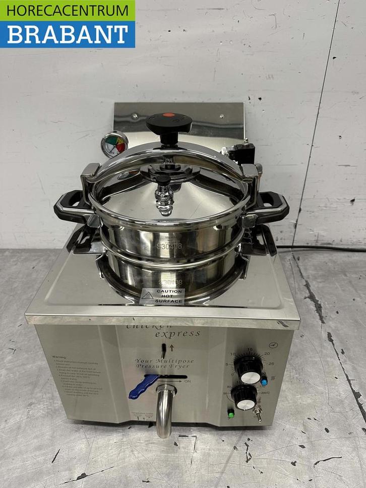 RVS Hogedrukfriteuse Hogedrukfrituur Friteuse Frituur 15, Zakelijke goederen, Horeca | Keukenapparatuur, Ophalen of Verzenden