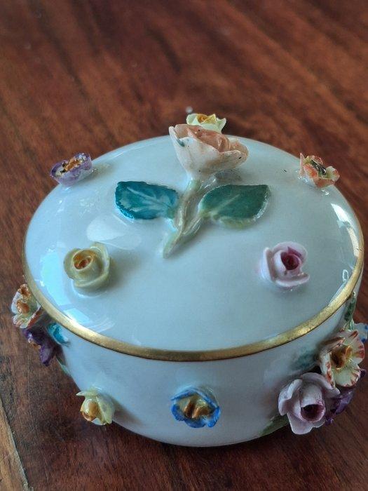 Meissen - Theekistje / doosje - Porselein - Sieraden- of, Antiek en Kunst, Antiek | Glaswerk en Kristal