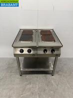 Acier inoxydable MKN 4-Burner Electric Stove 2 x 400V 80 cm, Verzenden