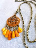 Barnsteen - Vintage Chain with Baltic Amber, Nieuw