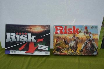 Hasbro - 2 jeux de société Risk différents, dont 1 édition