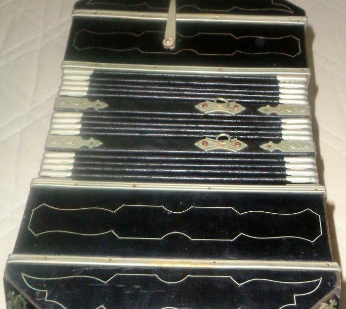 Alfred Arnold - Seltenes altes Trade Mark Concertina, Musique & Instruments, Instruments à vent | Flûtes à bec