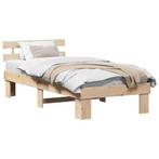 Bedframe Bruin 90x200cm | Tweede Kansje | OP = OP, Huis en Inrichting, 90 cm, Eenpersoons, Bruin, Verzenden