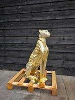 Statue, XL Gold Cheetah - 86 cm - Résine