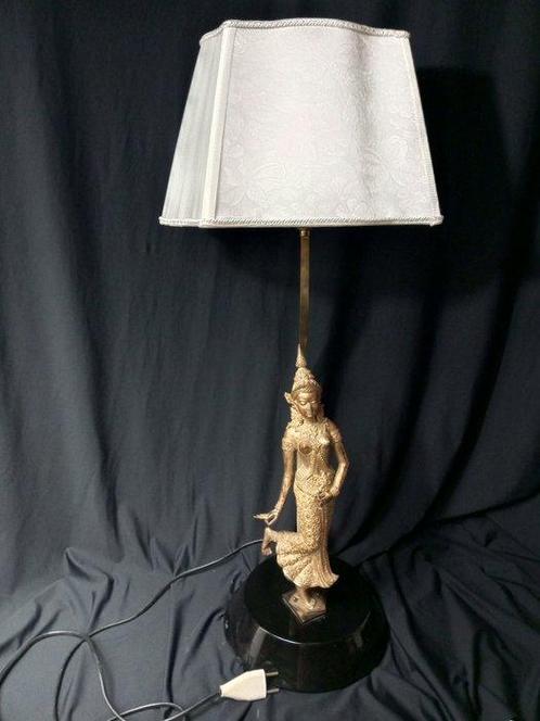 Lampe - Bronze - Danseur khmer, Antiek en Kunst, Curiosa en Brocante
