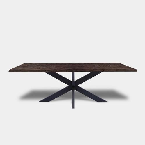 Tafel Boomstam eikenhout  Matrix  160x90, Huis en Inrichting, Tafels | Eettafels