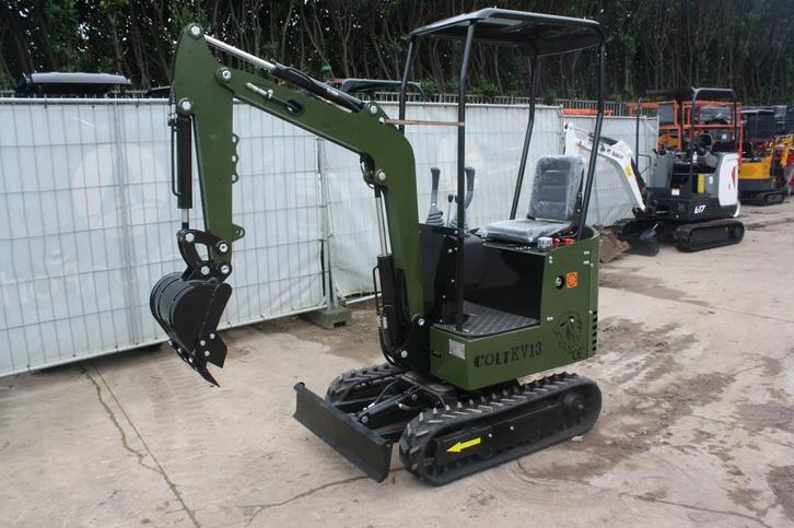 Veiling: Minigraver Colt KV13 Diesel 2025 Nieuw, Zakelijke goederen, Machines en Bouw | Kranen en Graafmachines, Ophalen