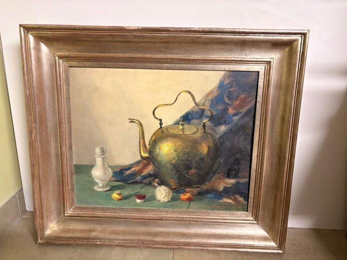 Alfons Waterschoot (1931 - 2008) - Stilleven, Antiek en Kunst, Kunst | Schilderijen | Klassiek