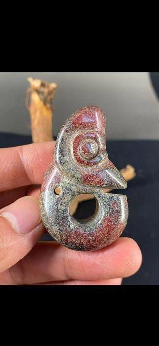 jade - Amulet - Varken Draak Amulet, Verzamelen, Dierenverzamelingen