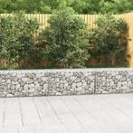 vidaXL Mur en gabion avec couvercles Acier galvanisé 300, Jardin & Terrasse, Neuf, Verzenden