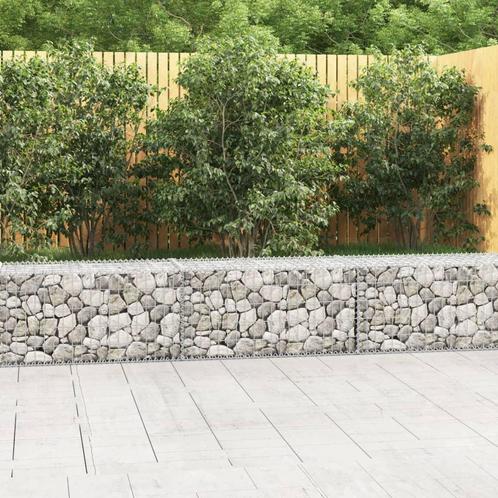 vidaXL Mur en gabion avec couvercles Acier galvanisé 300, Jardin & Terrasse, Clôtures de jardin, Neuf, Envoi