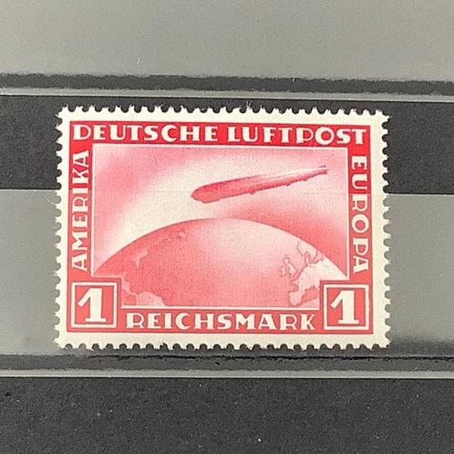 Duitse Rijk 1931 - 1 Mark Zeppelin - Michel 455, Postzegels en Munten, Postzegels | Europa | Duitsland