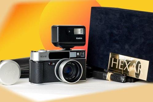 Konica Hexar Silver AF + Flash, Audio, Tv en Foto, Fotocamera's Analoog
