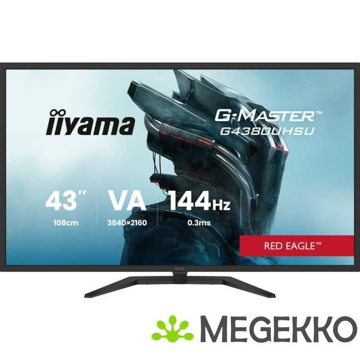 Iiyama G4380UHSU-B2 43  Ultra HD 144Hz VA Gaming Monitor, Computers en Software, Overige Computers en Software, Nieuw, Verzenden