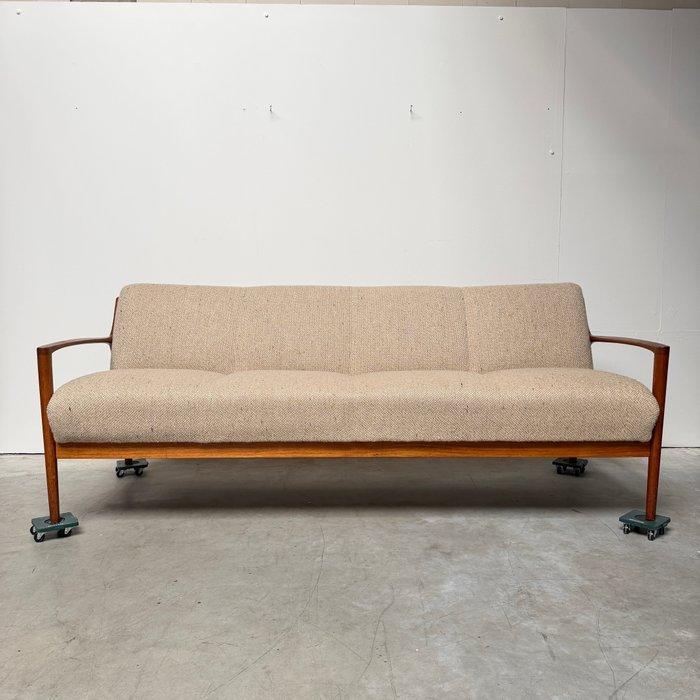 Sofa - Hout, Textiel - slaapbank, Antiquités & Art, Art | Objets design