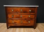Commode - Brons, Hout, Wit Carrara-marmer