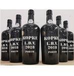 2018 Kopke - Late Bottled Vintage Port -  Porto  - 6 Flessen, Verzamelen, Wijnen, Nieuw