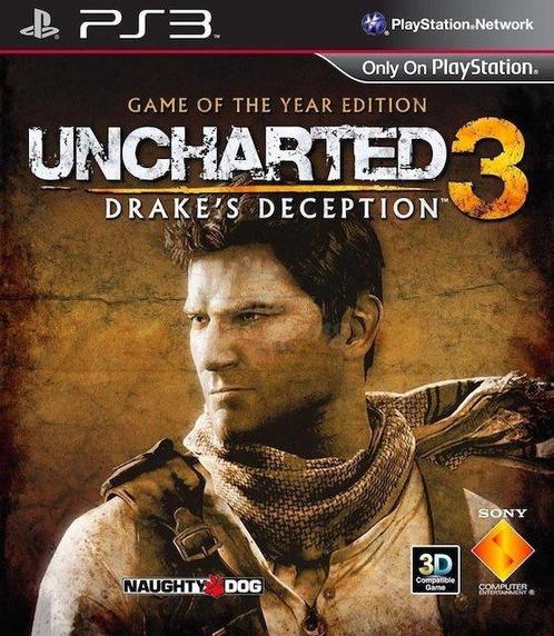 Uncharted 3 Drakes Deception GOTY Edition (Losse CD), Games en Spelcomputers, Games | Sony PlayStation 3, Zo goed als nieuw, Ophalen of Verzenden