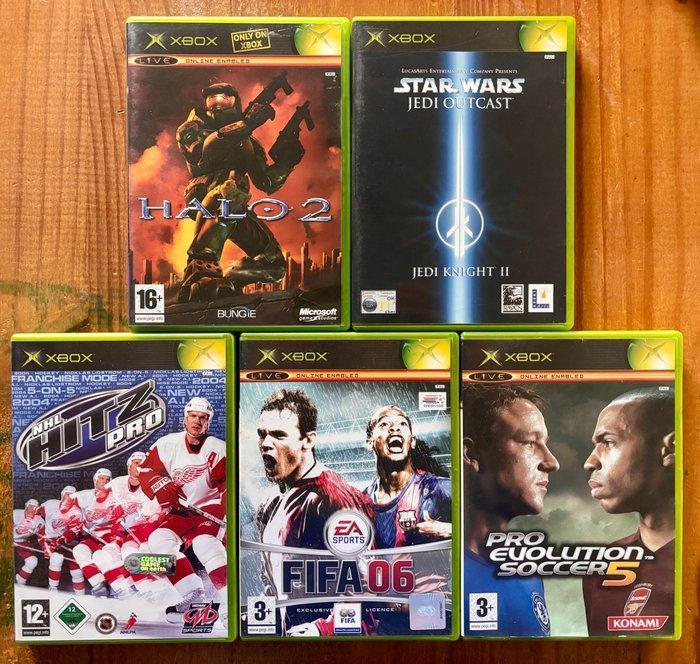 Microsoft - Xbox original - with 6 games + 2 controllers +, Games en Spelcomputers, Spelcomputers | Overige Accessoires