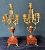 Kandelaar (2) - Marmer, Brons, Antiek en Kunst