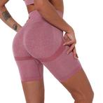 High waist Fitness short - Maat XL - Roze - Sport legging..., Vêtements | Hommes, Vêtements de sport, Verzenden
