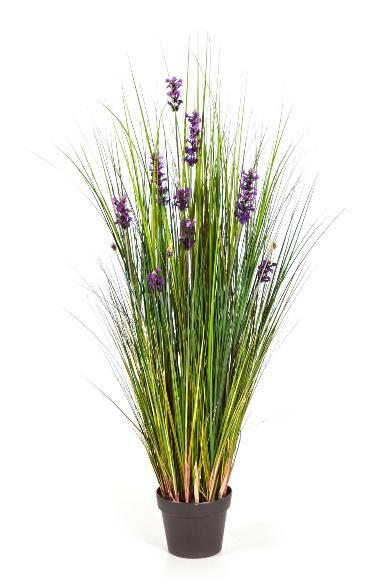 Kunstplant Lavendel Gras 120 cm, Huis en Inrichting, Kamerplanten, Verzenden