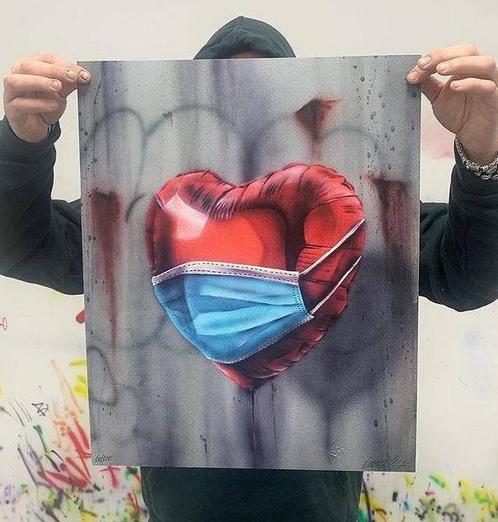 Onemizer (1987) - Love is key, Antiek en Kunst, Kunst | Schilderijen | Modern