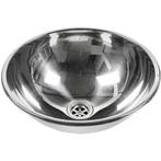 Inbouw Wasbak Rond 390x150mm Rvs, Ophalen of Verzenden, Nieuw