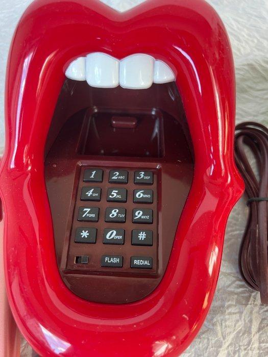 Analoge telefoon - Plastic - Rollende steen tong telefoon, Antiek en Kunst, Curiosa en Brocante