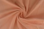 10 meter double gauze stof - Zalmroze - 100% katoen, 200 cm of meer, Nieuw, 120 cm of meer, Roze