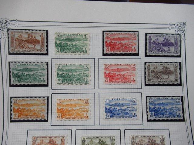 Nieuwe Hebriden - Prachtige collectie bijna volledig., Postzegels en Munten, Postzegels | Europa | Frankrijk