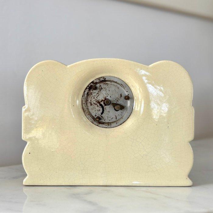 Klok - ODYV - Keramiek, Messing - 1940-1950, Antiek en Kunst, Antiek | Klokken