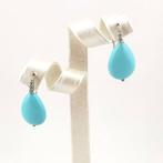 Turquoise - Argento 925 - Oorbellen - oorbellen