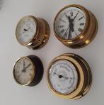Marine barometer, klok (4) - Messing, Antiek en Kunst