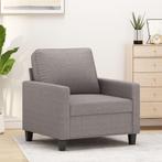 vidaXL Fauteuil 60 cm stof taupe, Huis en Inrichting, Zetels | Zetels, Verzenden, Nieuw
