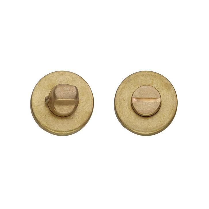 WC slot rond messing getrommeld, Doe-het-zelf en Bouw, Hang- en Sluitwerk, Slot, Nieuw, Koper of Messing, Ophalen of Verzenden