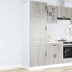 vidaXL Keukenkast Kalmar bewerkt hout grijs sonoma eiken, Huis en Inrichting, Verzenden, Nieuw