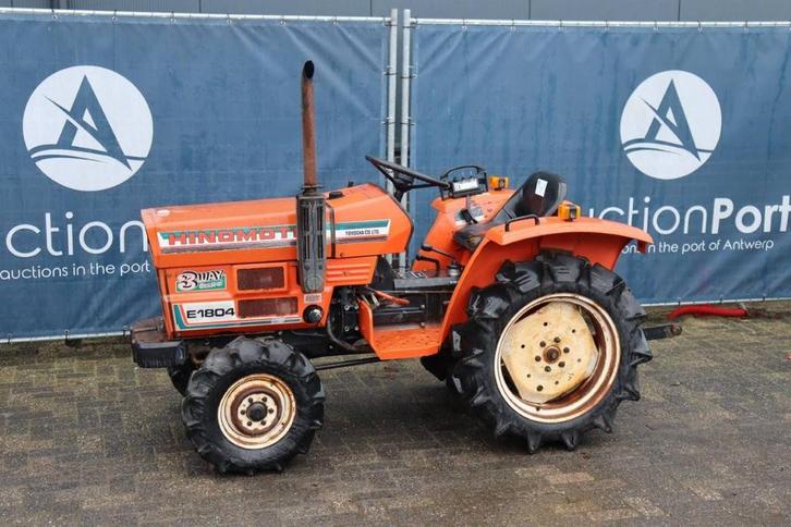 Veiling: Minitractor Hinomoto E1804 Diesel 18pk, Zakelijke goederen, Landbouw | Tractoren, Ophalen