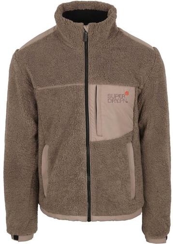 Superdry Fleecejacket Brown maat Maat 52/54 (L) Heren beschikbaar voor biedingen