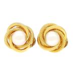 Oorbellen - 18 karaat Geel goud - Parel, Handtassen en Accessoires, Antieke sieraden