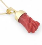 Koraal - Zilver - Ketting met hanger