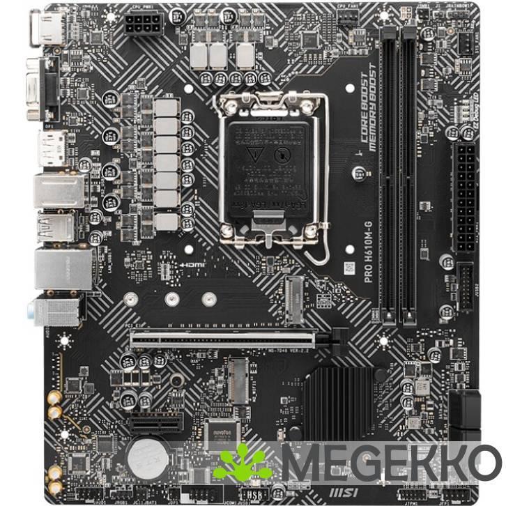 MSI PRO H610M-G, Informatique & Logiciels, Ordinateurs & Logiciels Autre, Envoi