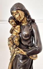 Figuur - Virgen con niño - 34 cm - 3 KG - Brons, Antiek en Kunst