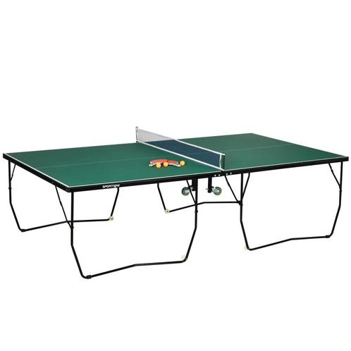 TRUUSK Opvouwbare Indoor Tafeltennistafel - Met Wielen - Inc, Kinderen en Baby's, Speelgoed | Speeltafels, Verzenden