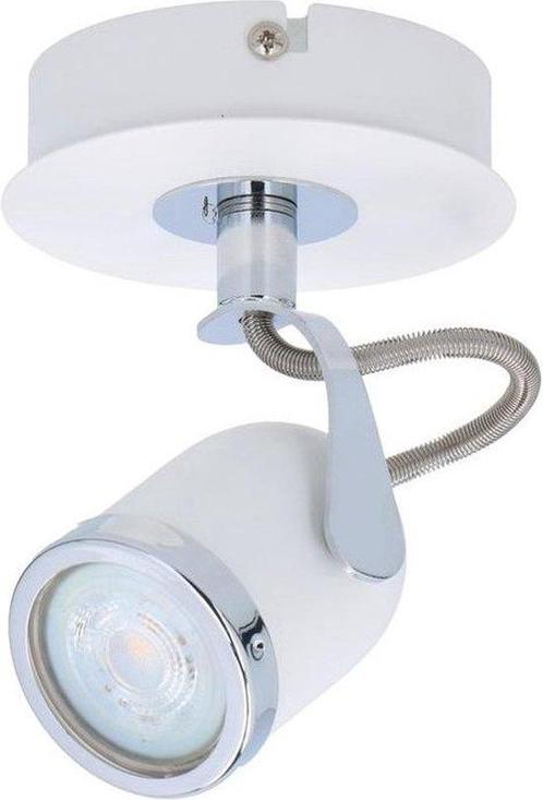 Tweedekans | Grundig spot - wit - 360° draaibaar, Huis en Inrichting, Lampen | Losse lampen, Ophalen of Verzenden