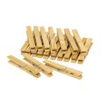 Set van 20 houten wasknijpers (maat: XL, 9.5 cm lengte), Verzenden, Nieuw