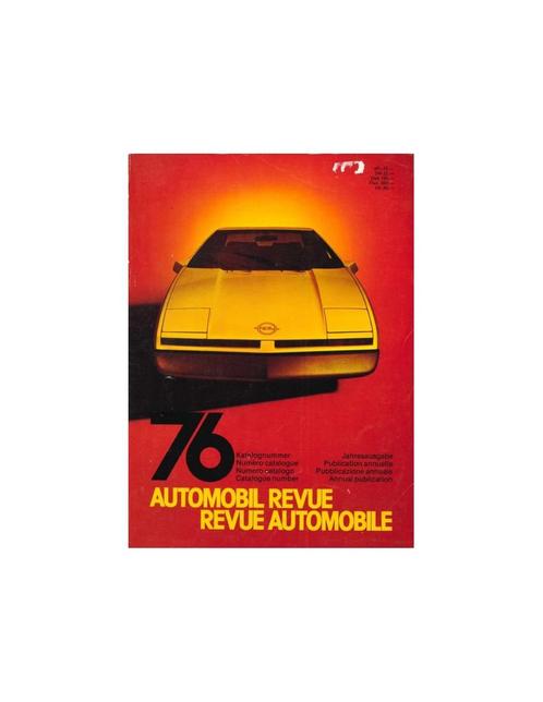 1976 AUTOMOBIL REVUE JAARBOEK DUITS FRANS, Livres, Autos | Livres, Enlèvement ou Envoi