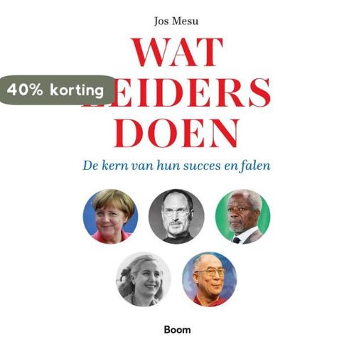 Wat leiders doen 9789024434275 Jos Mesu, Boeken, Economie, Management en Marketing, Zo goed als nieuw, Verzenden
