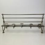 Kapstok - Art deco trein kapstok - chrome, Aluminium, Antiek en Kunst, Curiosa en Brocante